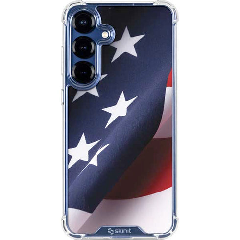 The American Flag Galaxy S25 Clear Case